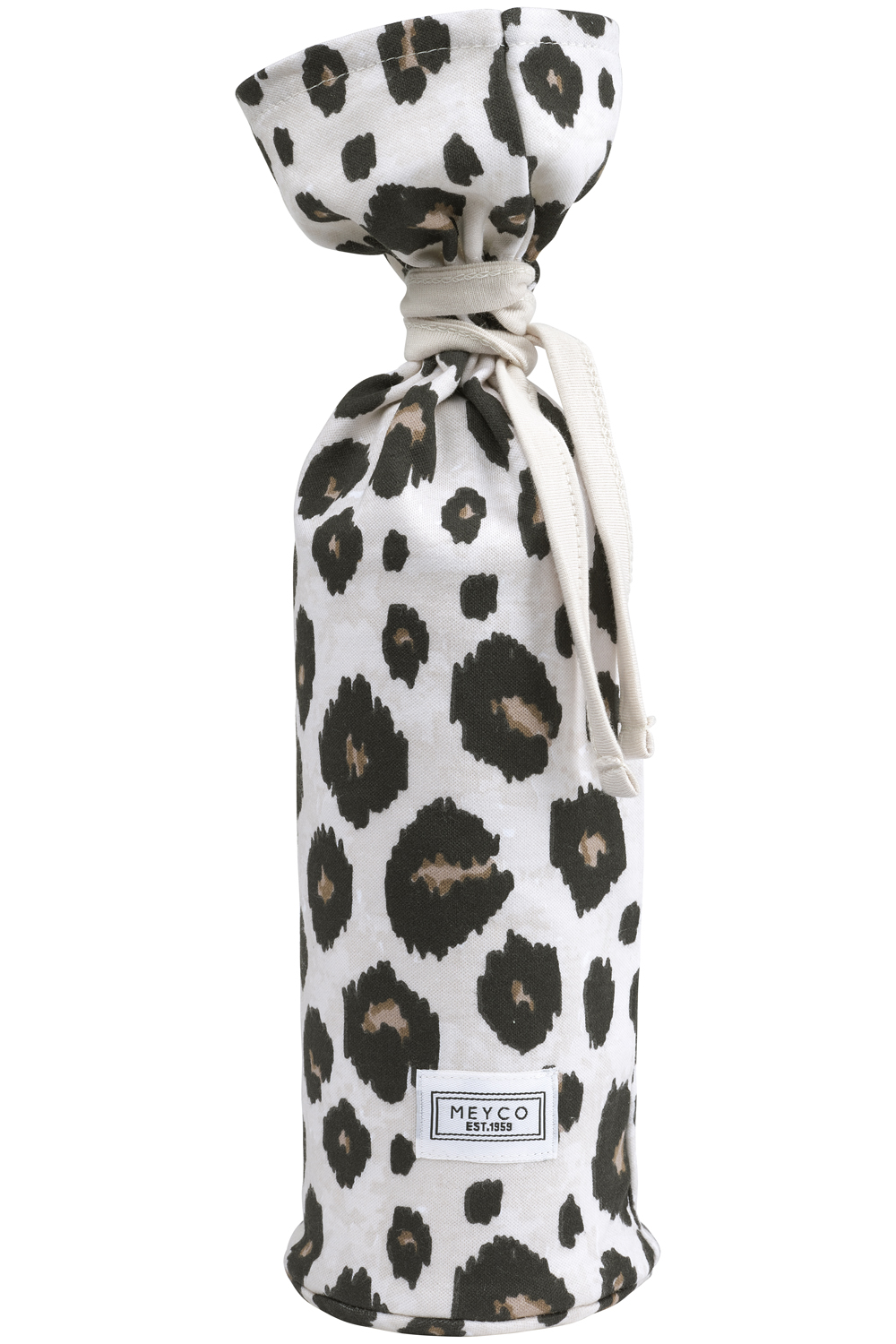 Hot water bottle cover Leopard - sand melange