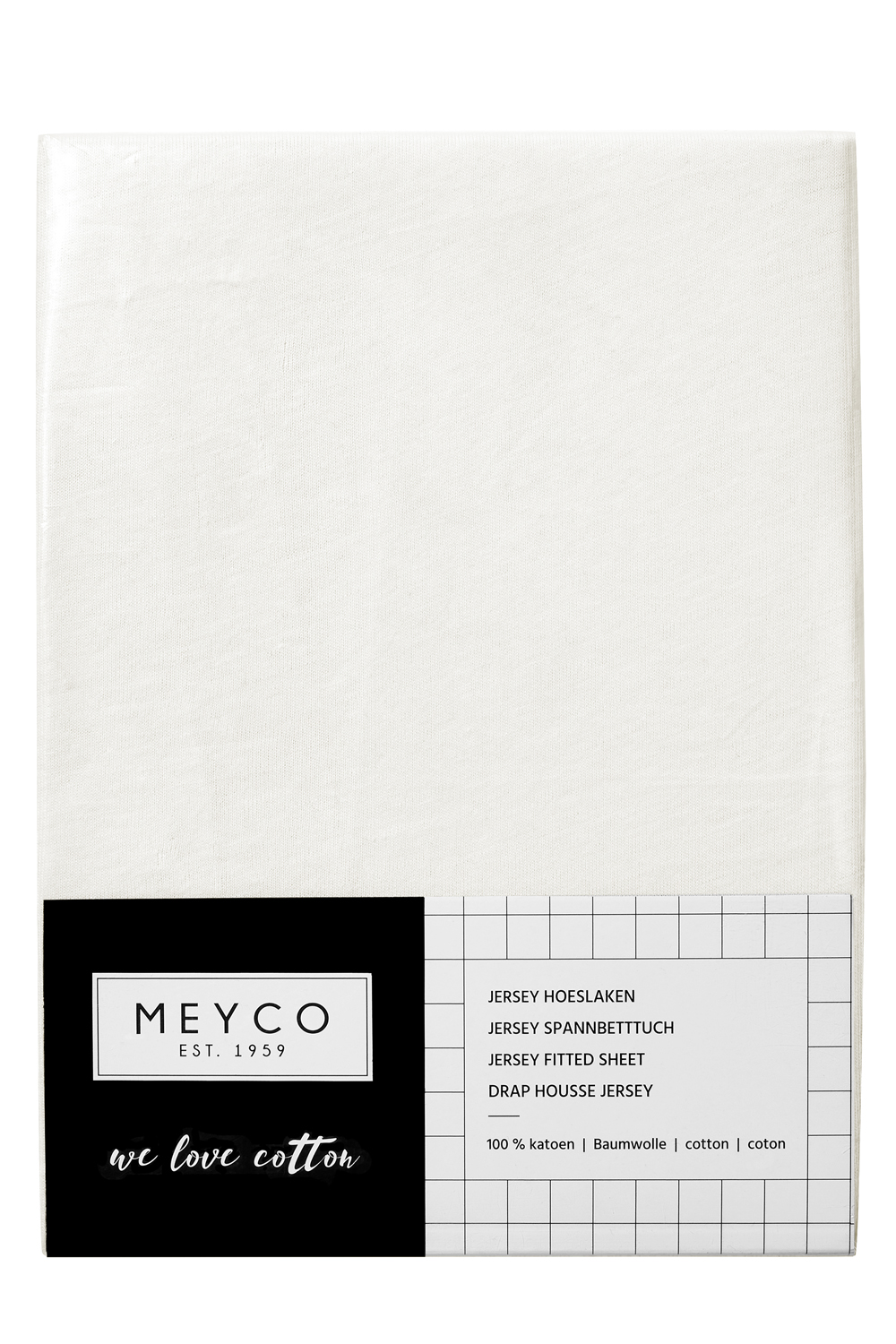 Jersey Hoeslaken - Offwhite - 70x140/150cm