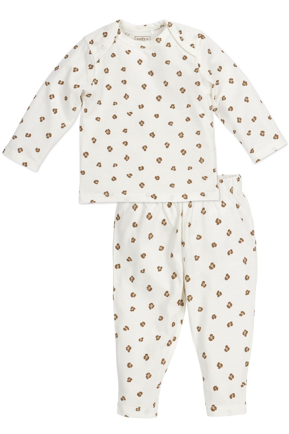 Baby pyjama Mini Panther - Offwhite - Maat 62/68