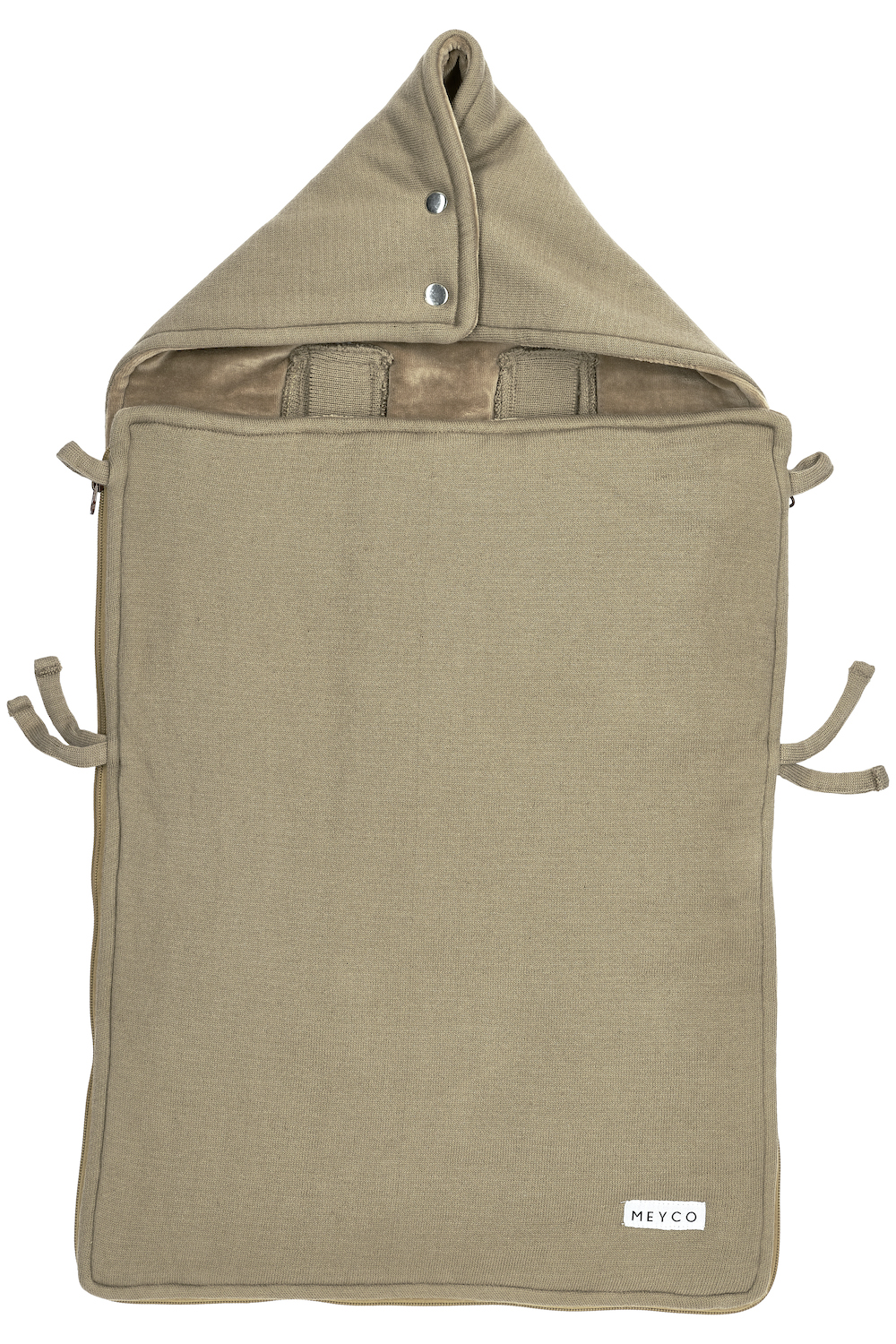 Fußsack Knit Basic - taupe - 40x82cm