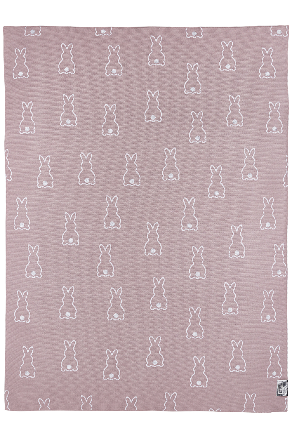Babydecke groß Rabbit - lilac - 100x150cm