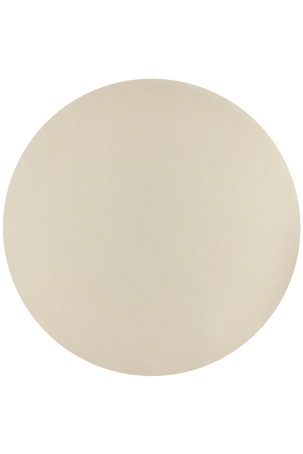 Spannbettlaken Laufgittermatratze jersey Uni - sand - Rund 90/95cm