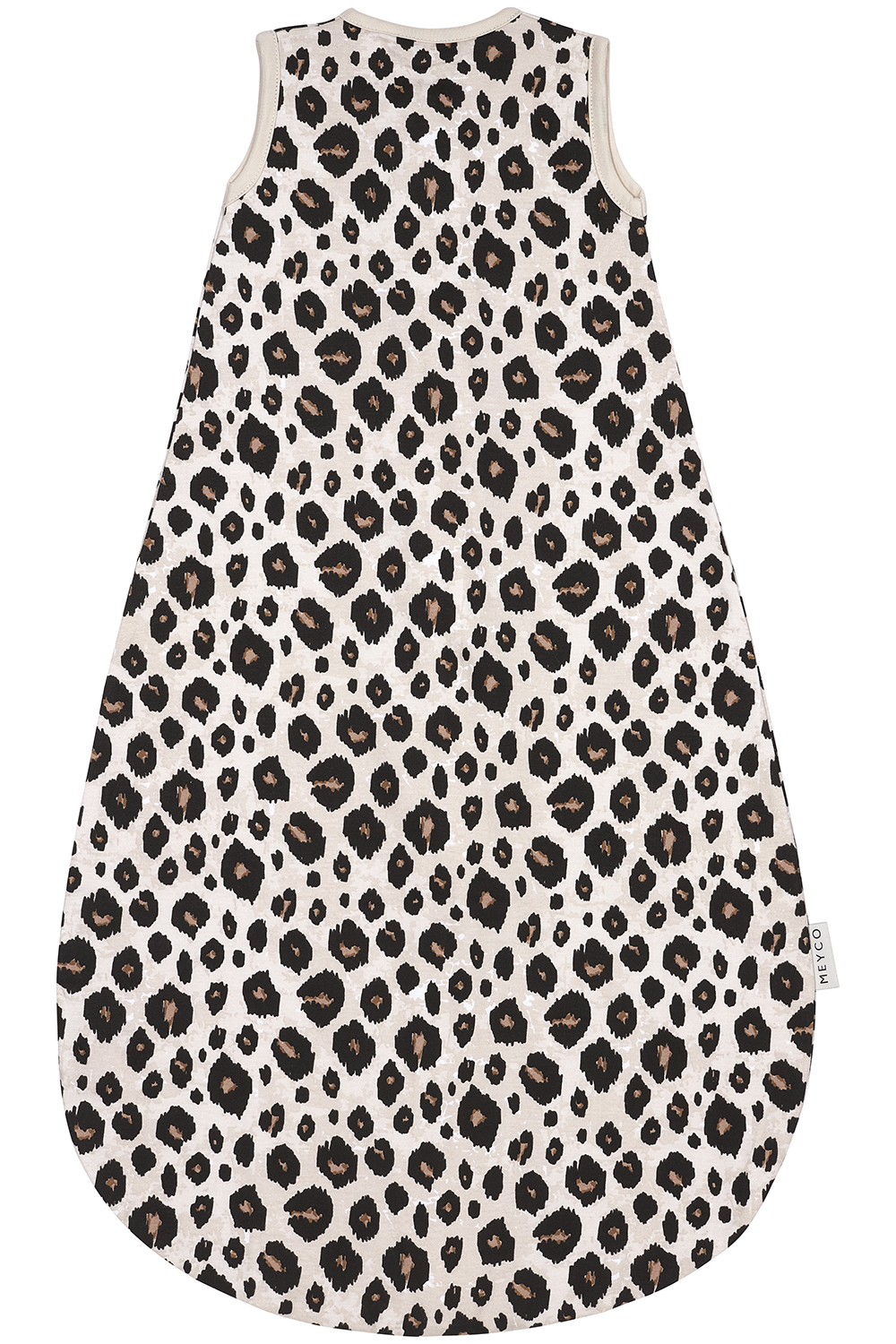 Baby zomerslaapzak rond Leopard - sand melange - 74cm - 0.5 TOG