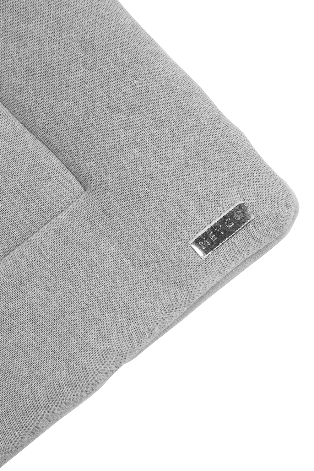 Laufgittereinlage Knit Basic velvet - grey melange - 77x97cm