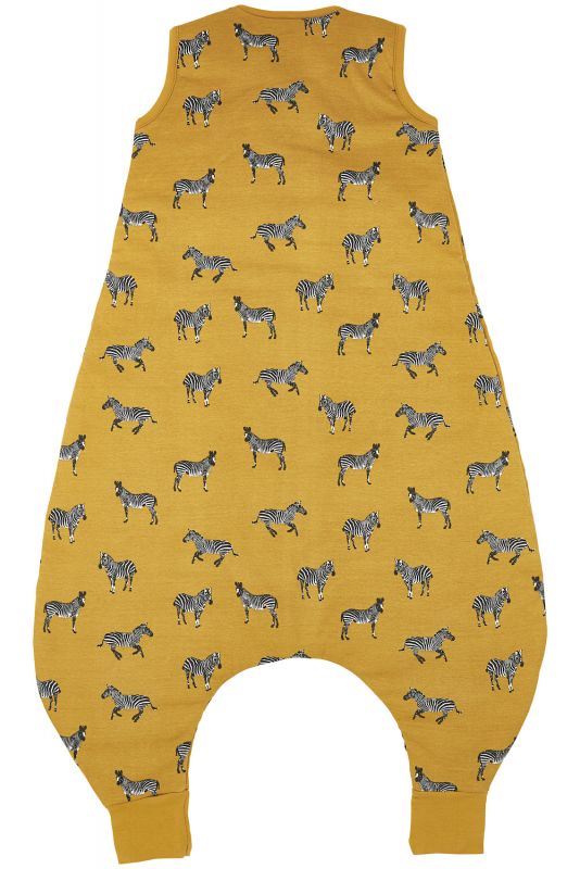 Baby winter slaapoverall jumper Zebra Animal - honey gold - 80cm