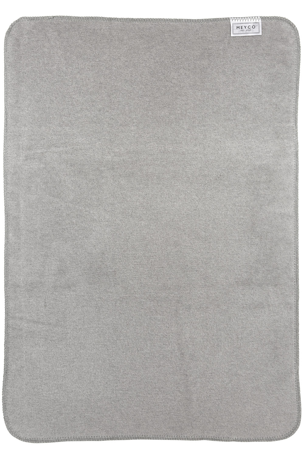 Ledikant deken Double Face - stone green/grey melange - 100x150cm