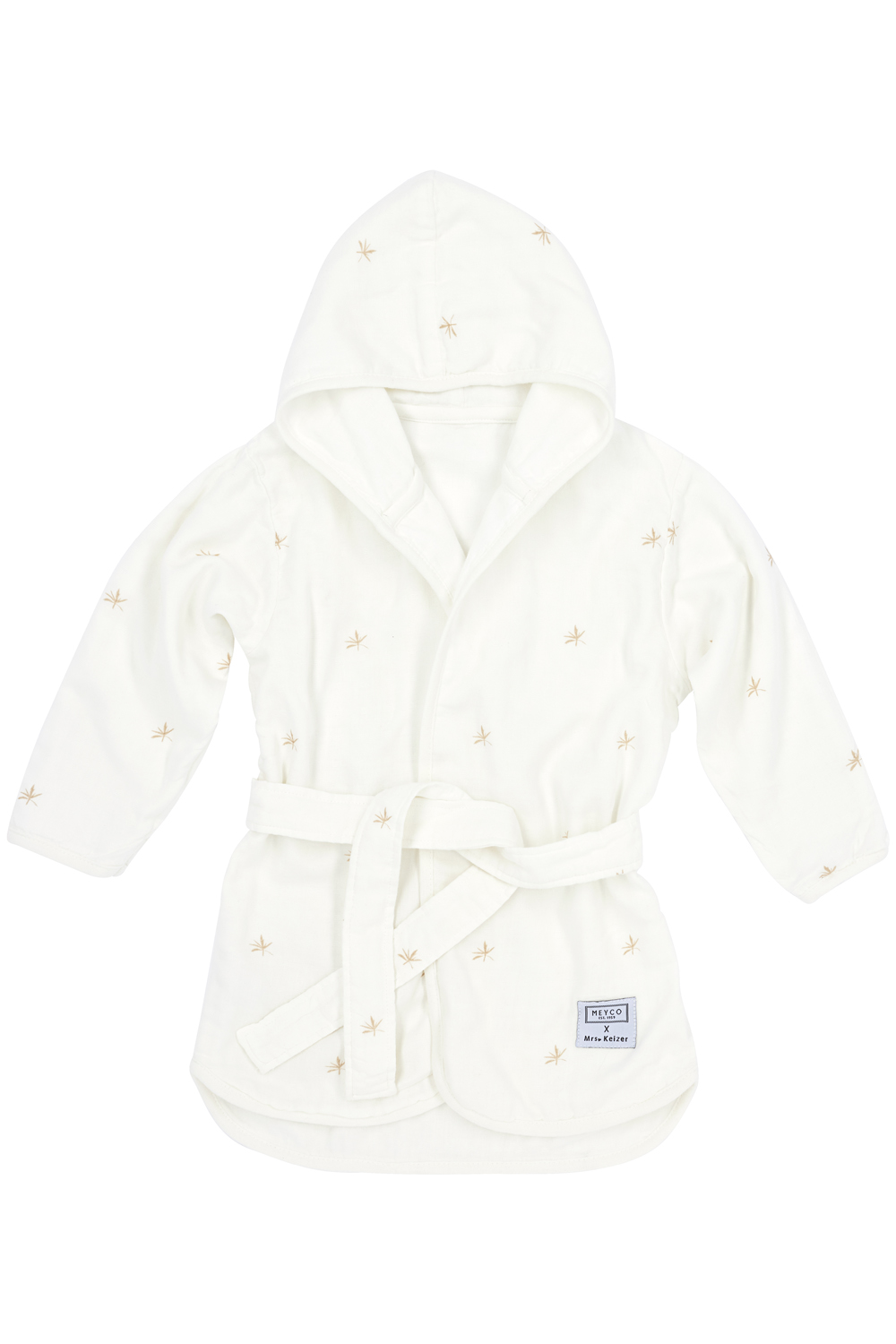 Bathrobe bamboo muslin Ibiza - warm sand - 110/116