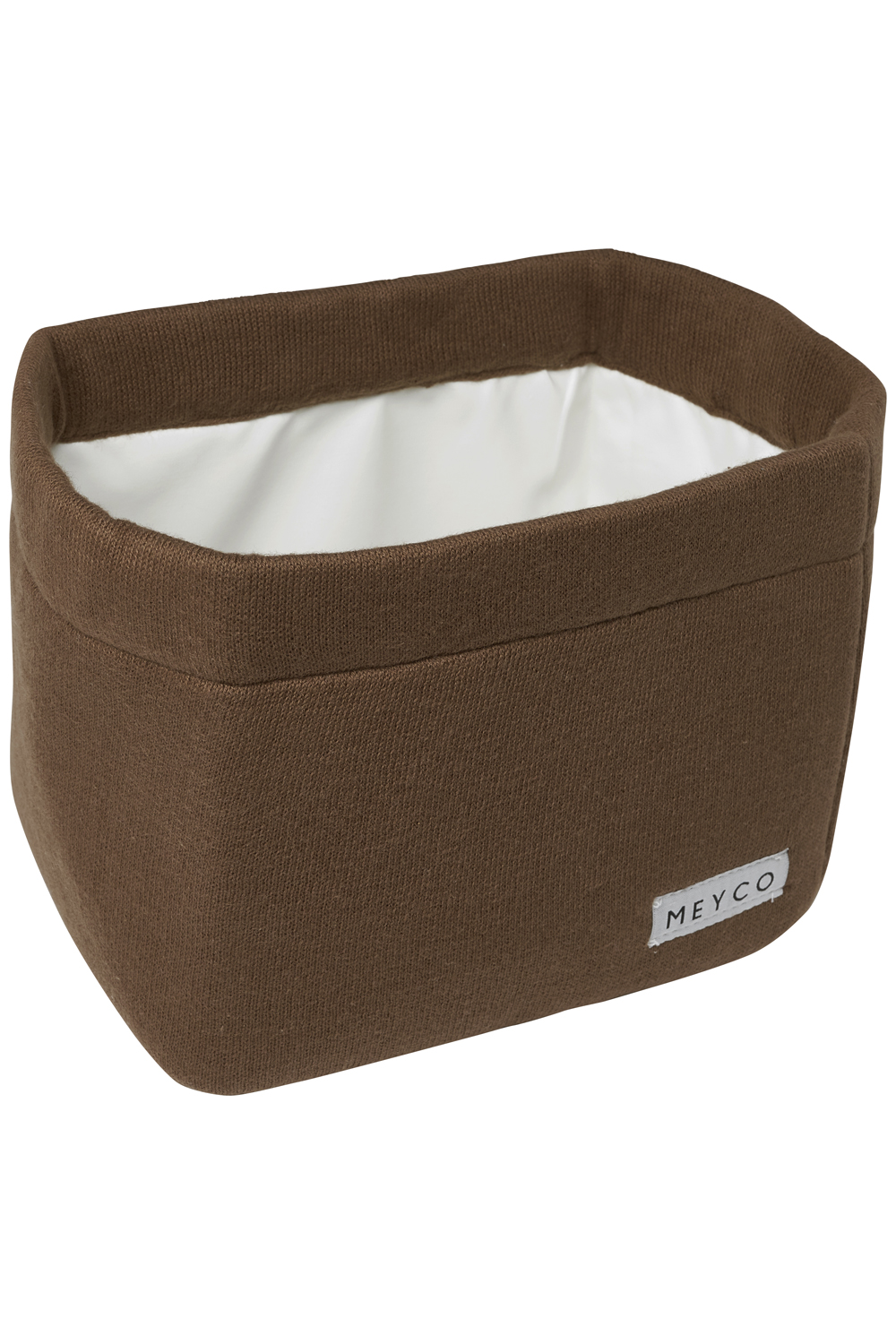 Nursery basket Knit Basic - chocolate - Medium