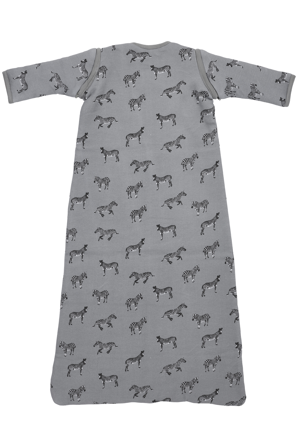Baby slaapzak met afritsbare mouwen Zebra Animal - grey - 90cm