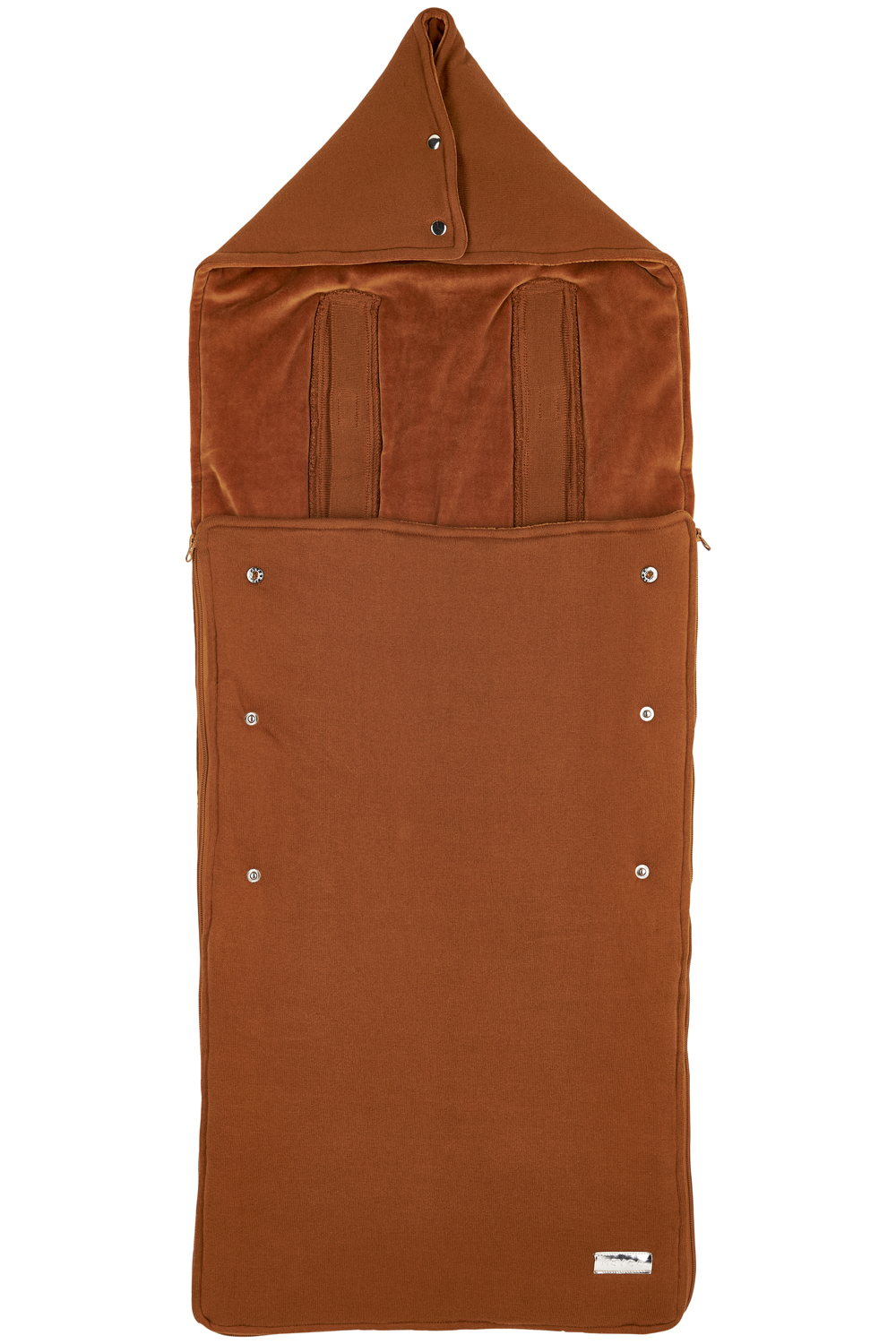 Stroller footmuff Knit Basic - camel - 45x130cm