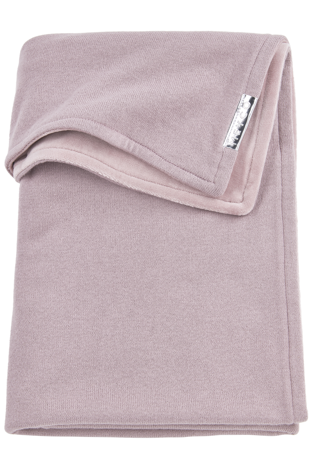 Crib Blanket Velvet Knit Basic - Lilac - 75X100cm