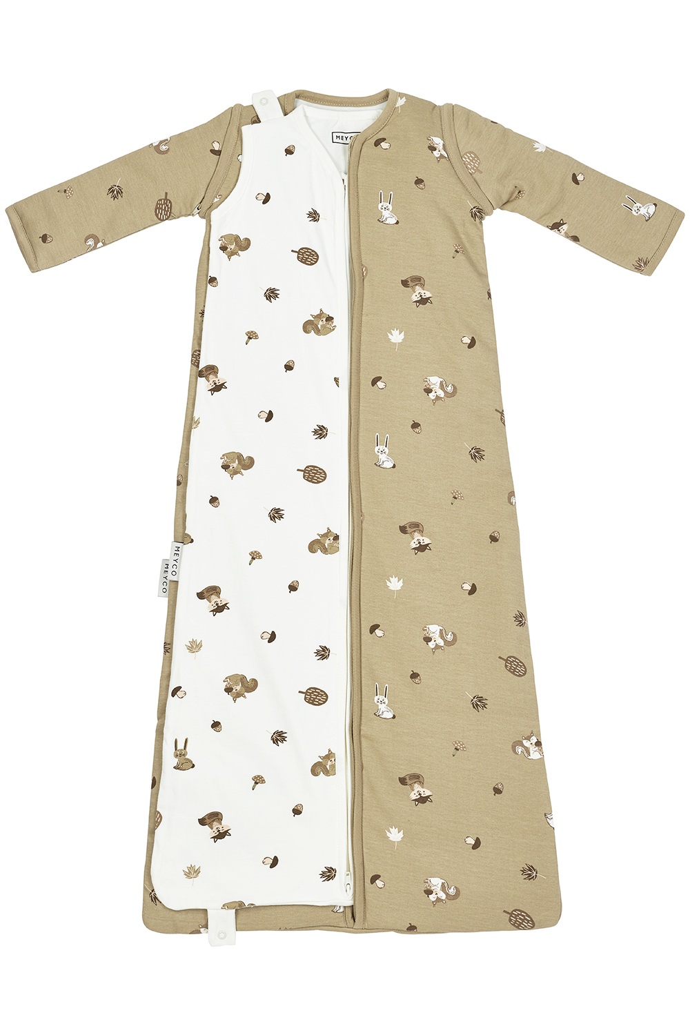 Baby slaapzak 4 seizoenen Forest Animals - sand - 3.0 TOG