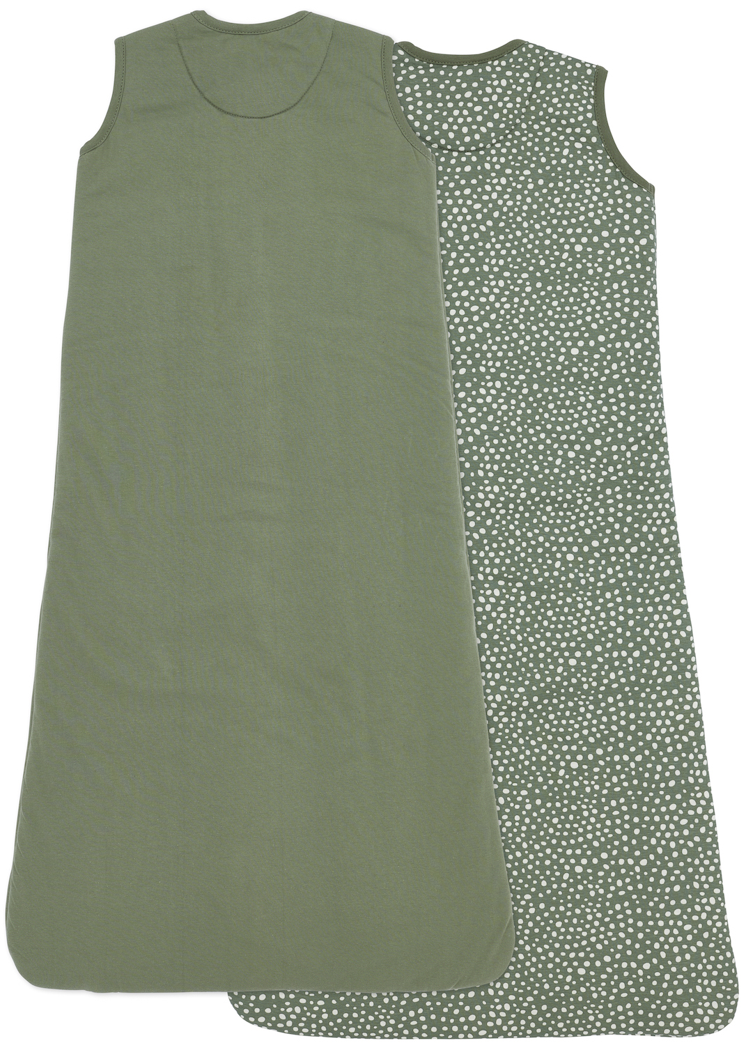 Baby slaapzak gevoerd 2-pack Cheetah - forest green - 70cm - 2.0 TOG