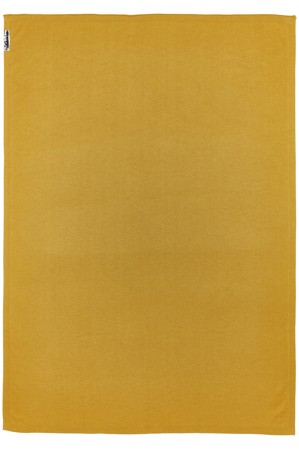 Wiegdeken Knit Basic - honey gold - 75x100cm