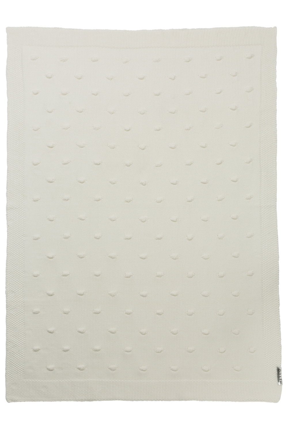 Wiegdeken Knots - offwhite - 75x100cm