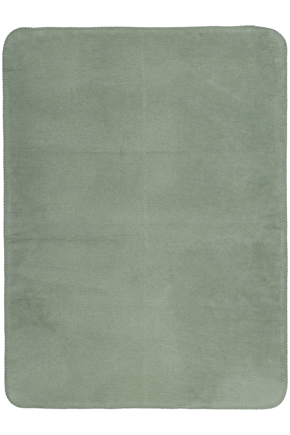 Cot bed blanket woven Uni - forest green - 100x150cm - 1.0 TOG