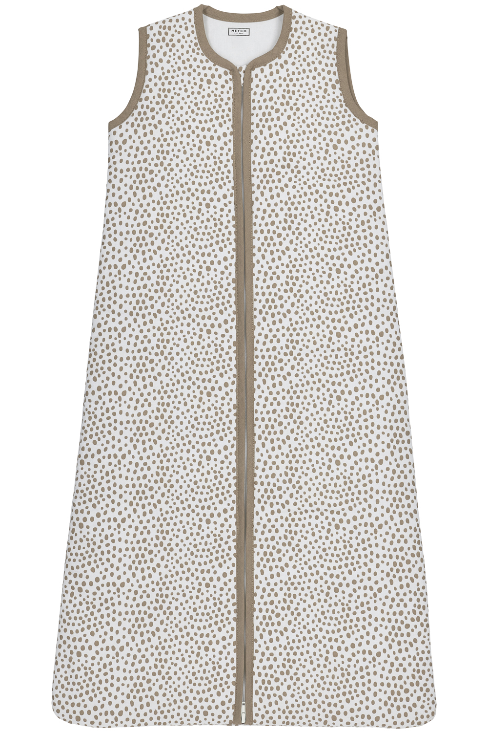 Sleepingbag lined Cheetah - taupe - 90cm