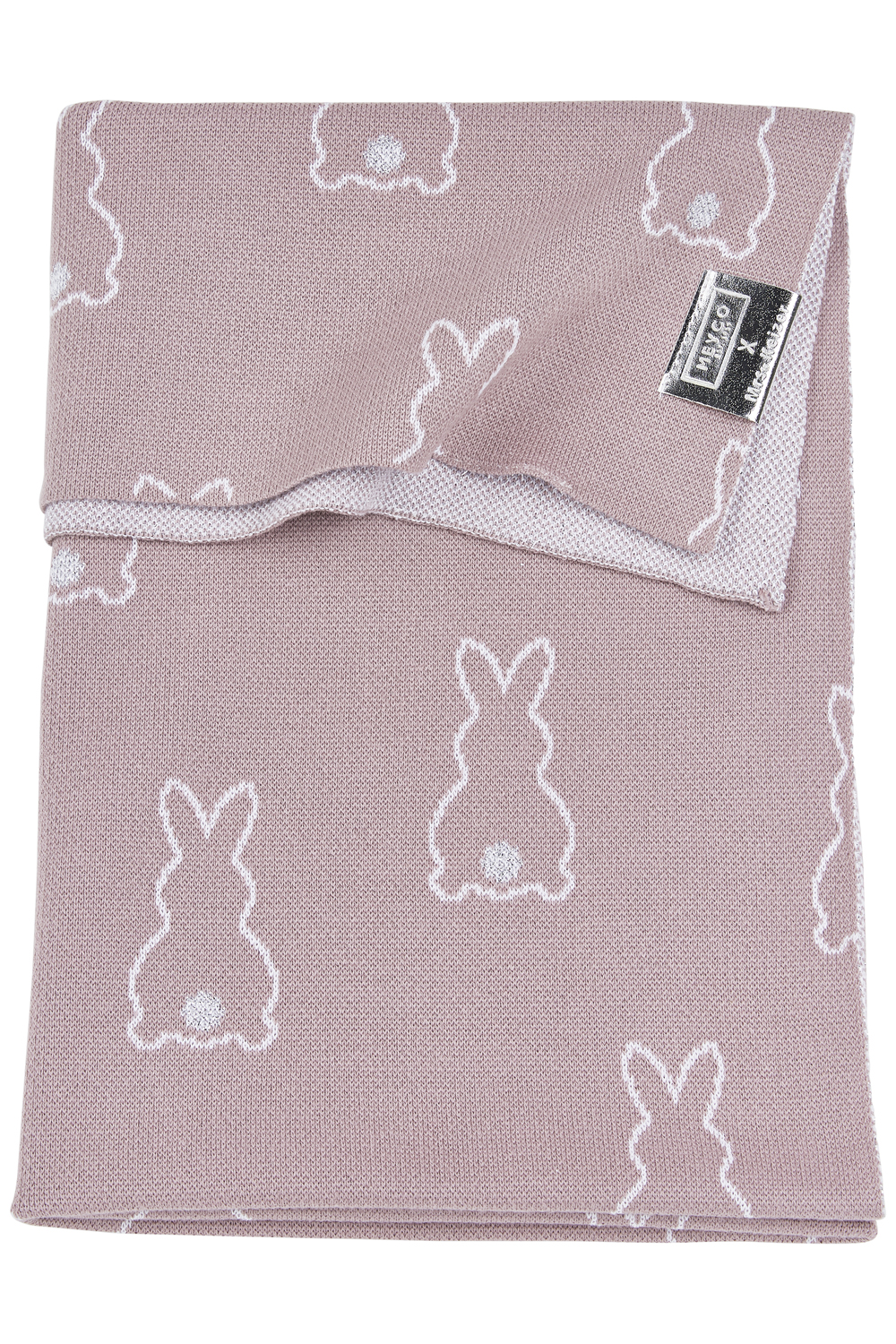 Cot bed blanket Rabbit - lilac - 100x150cm