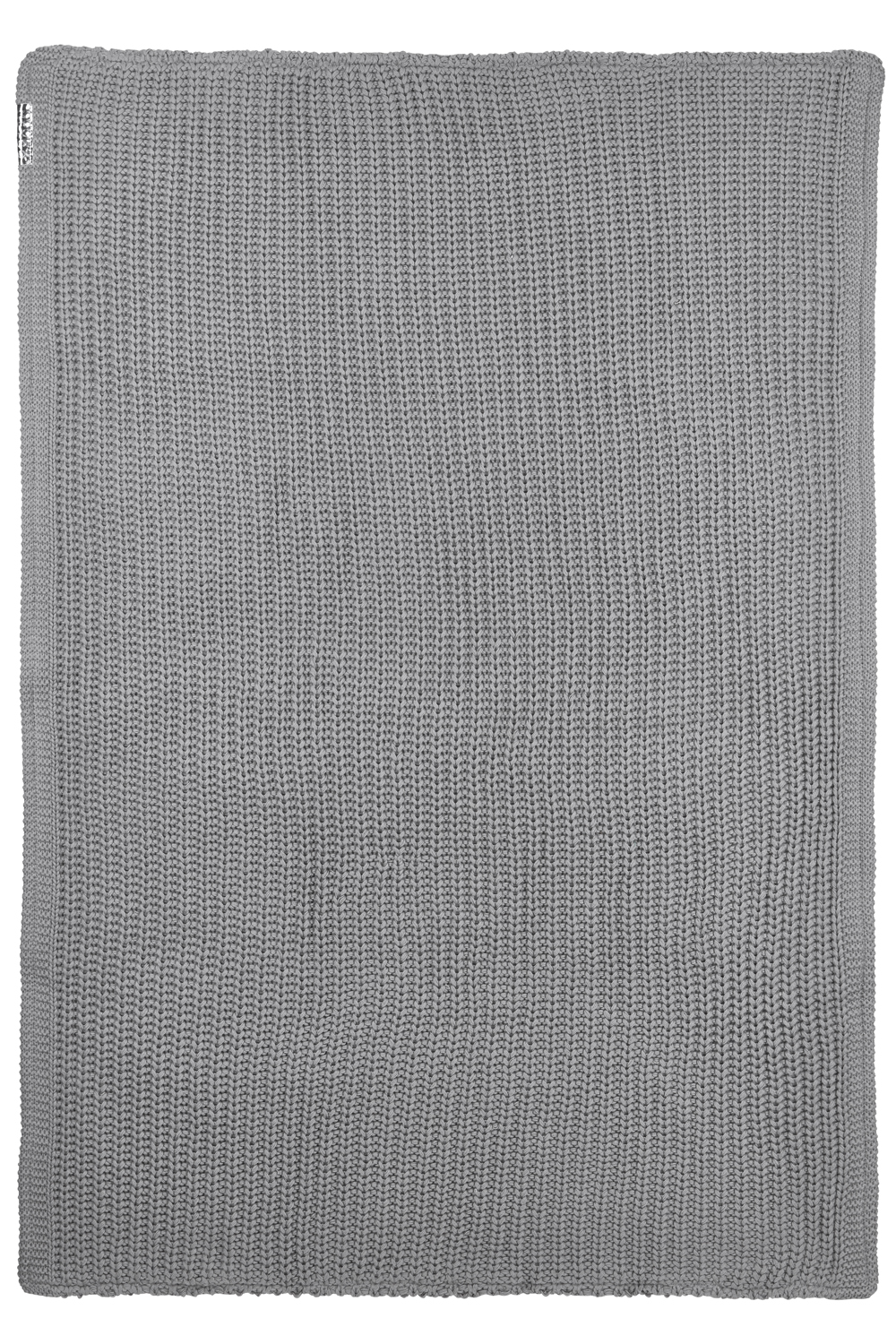 Wiegdeken Herringbone velvet - grey - 75x100cm