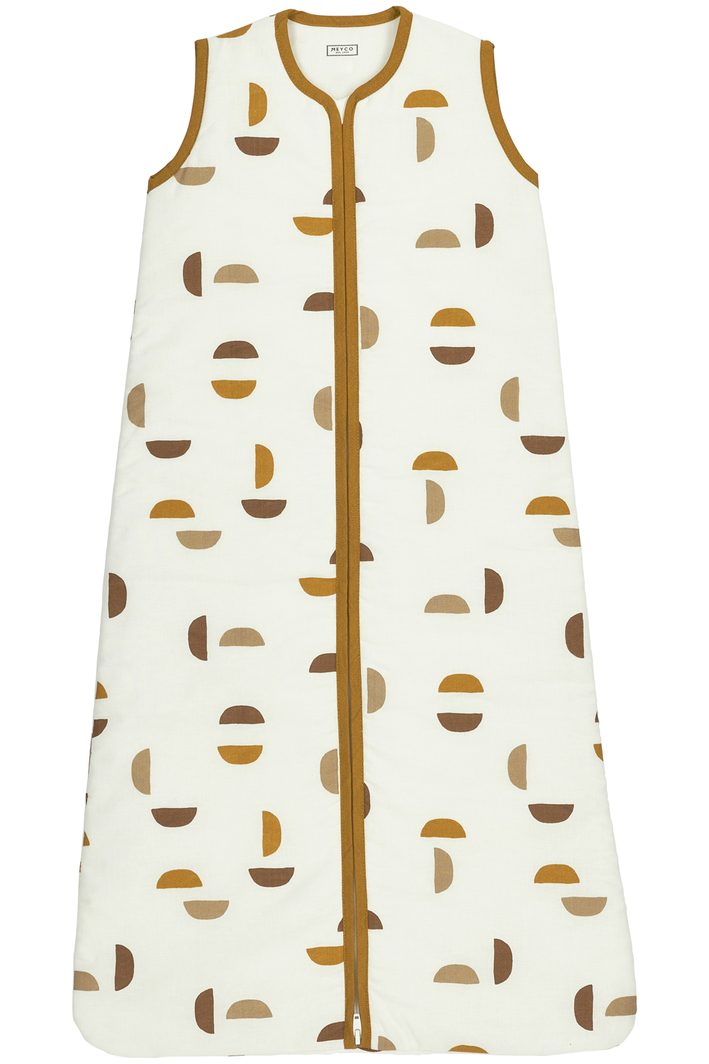 Baby slaapzak gevoerd Shapes - honey gold - 70cm