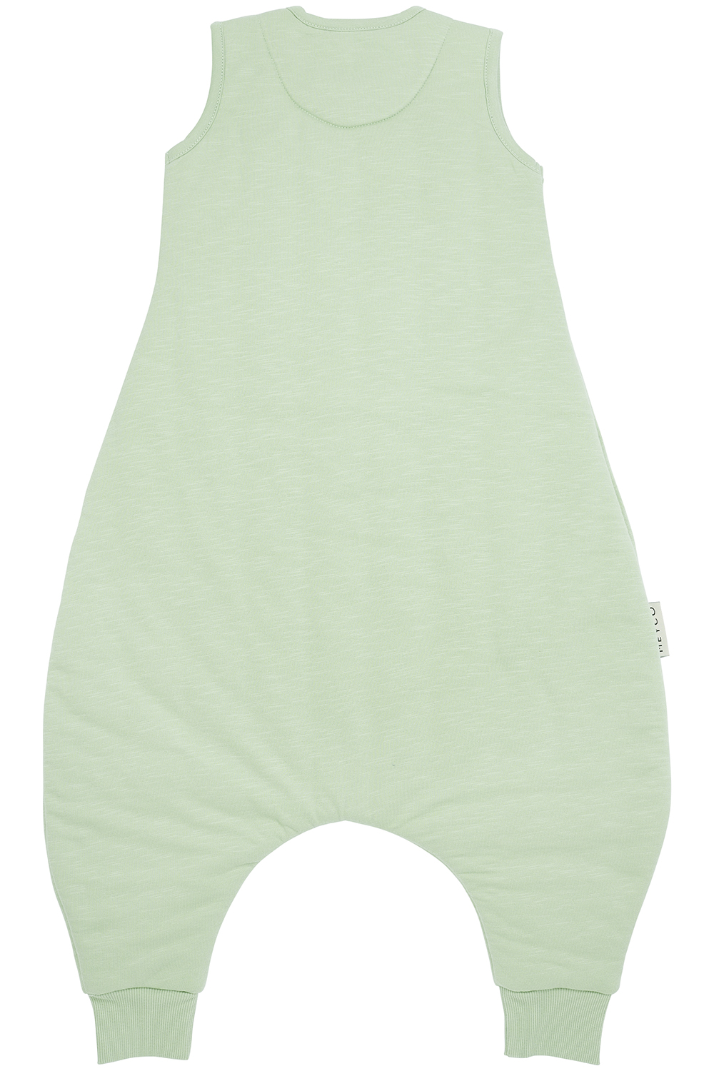 Baby winter sleep overall jumper Slub - soft green - 92cm