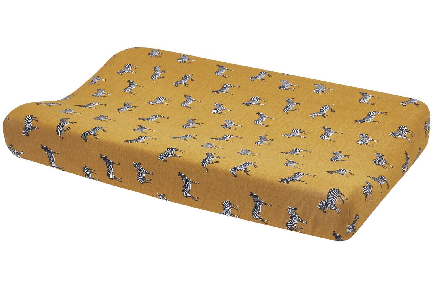 Wickelauflagenbezug Zebra Animal - honey gold - 50x70cm