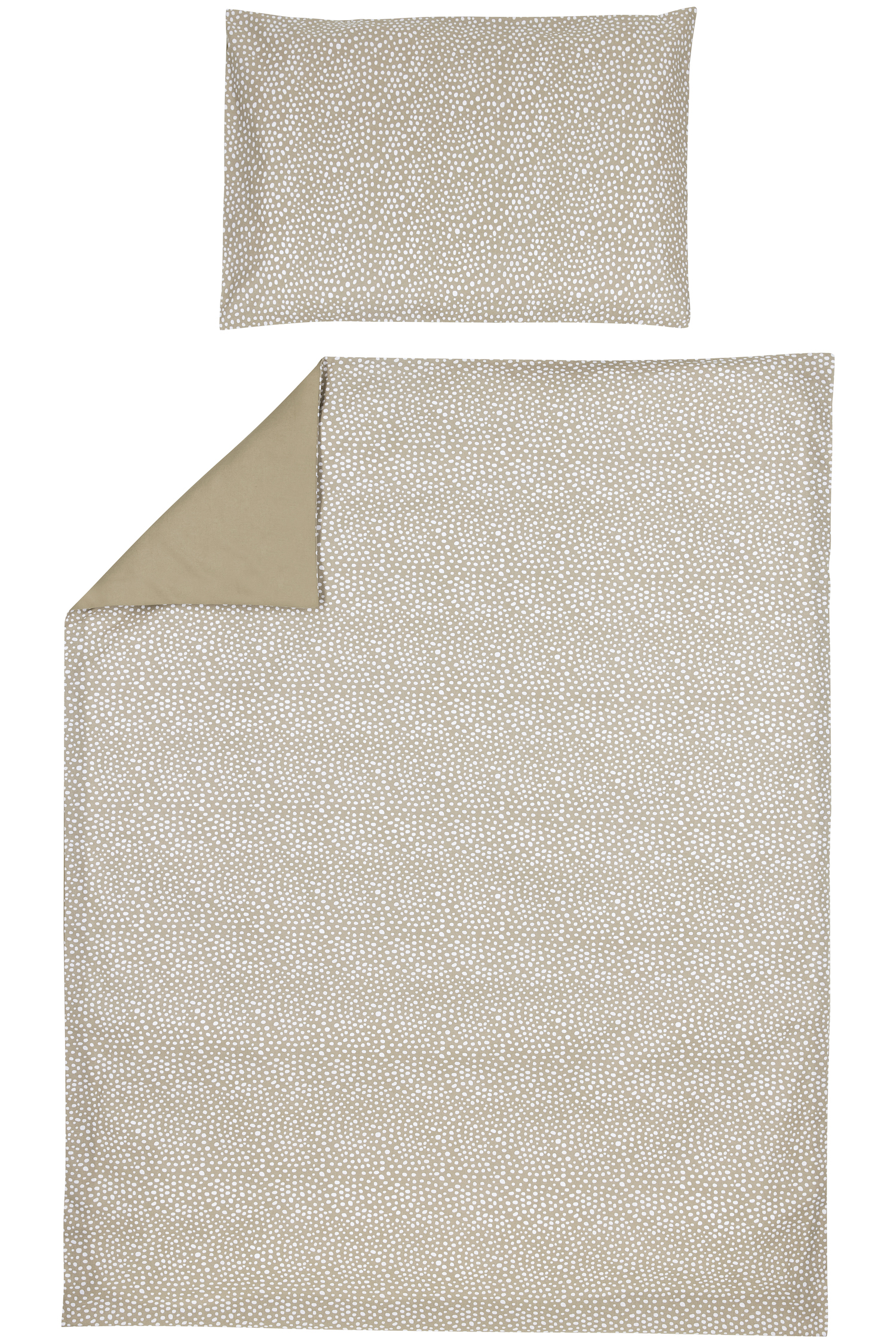 Duvet Cover + Pillowcase Cheetah/Uni - Taupe - 100X135cm