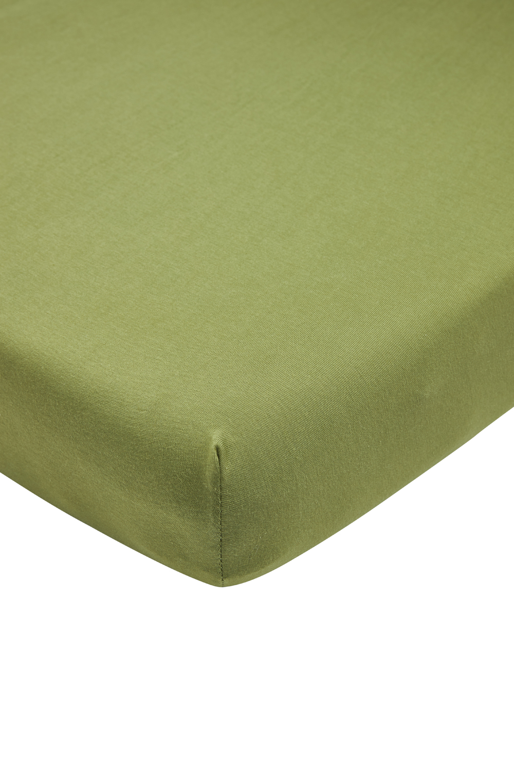 Hoeslaken juniorbed Uni - avocado - 70x140/150cm