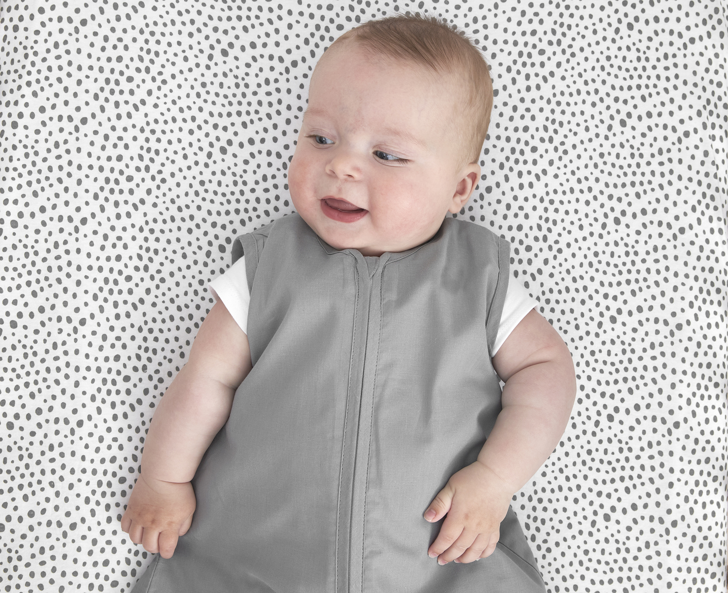 Baby slaapzak Uni - light grey - 70cm