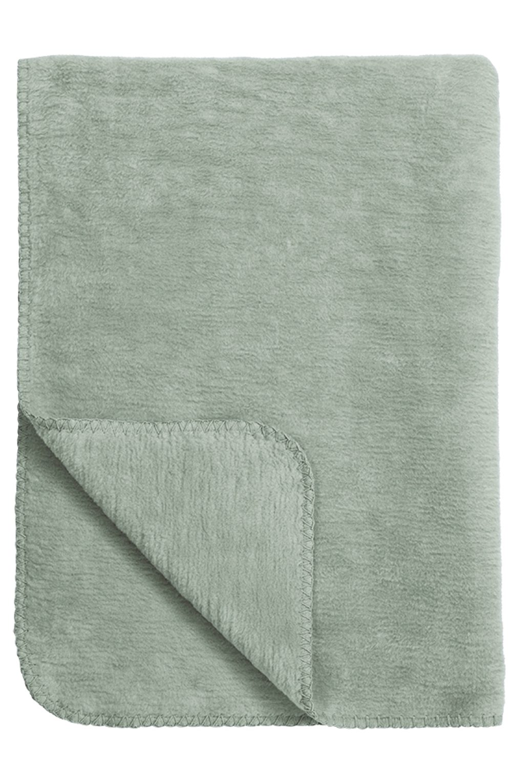 Wiegdeken Uni - stone green - 75x100cm