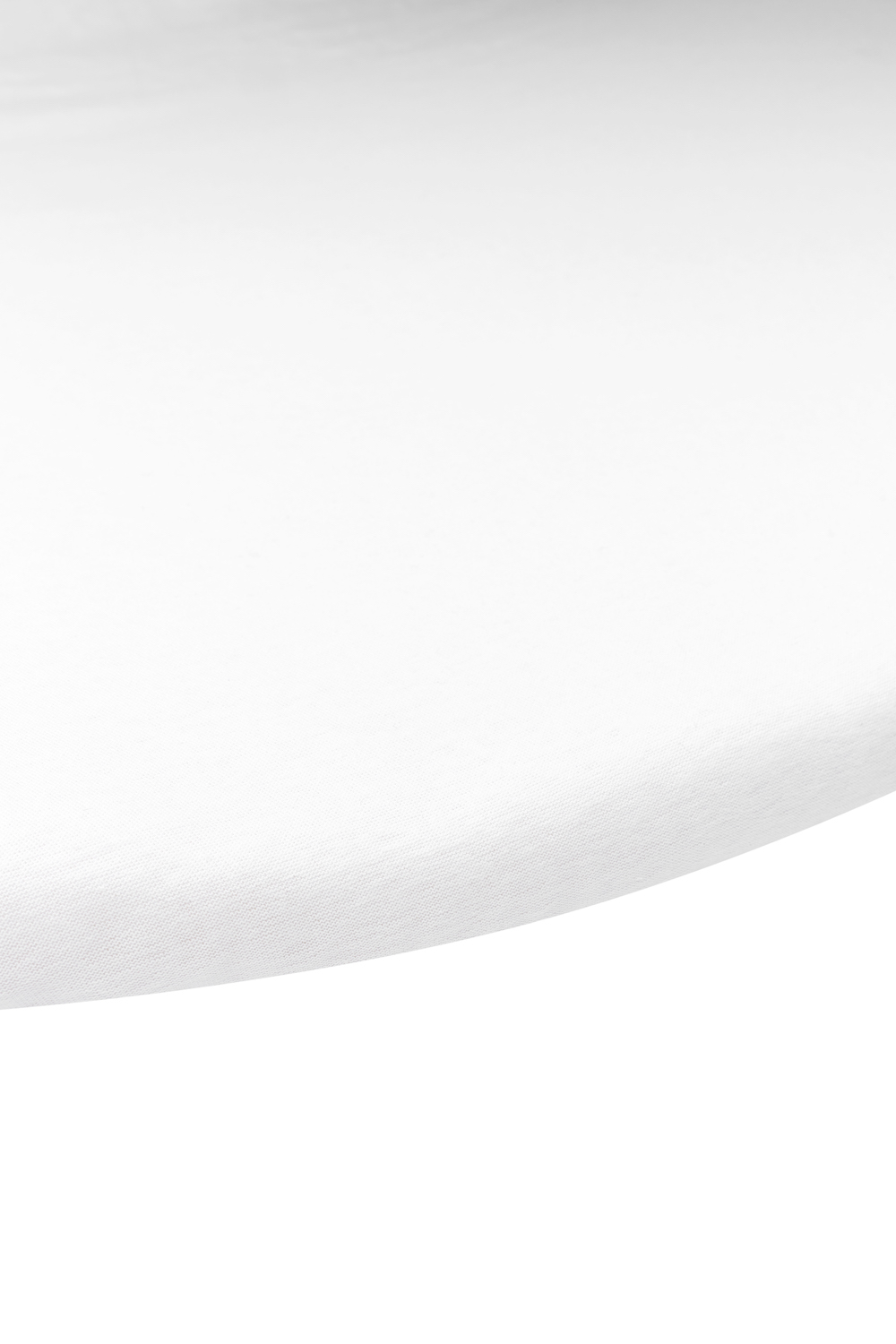 Jersey Fitted Sheet Playpen Mattress Round - White - 90/95cm