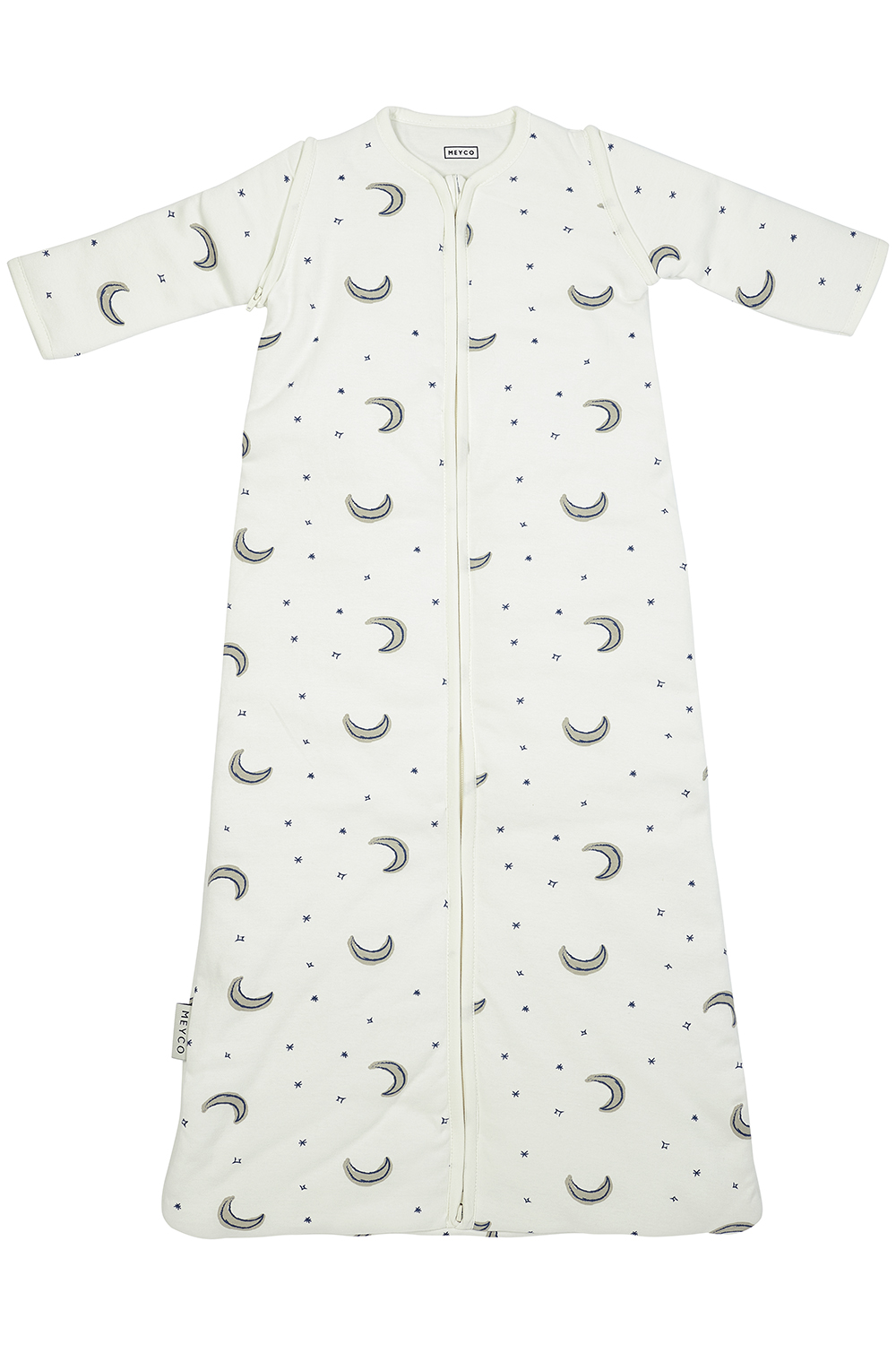 Baby sleeping bag with detachable sleeves Moon - indigo - 90cm