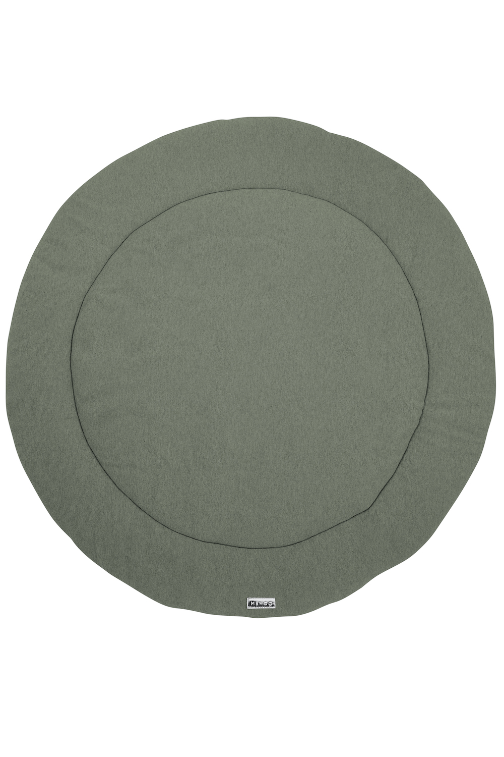 Boxkleed rond Knit Basic velvet - forest green - ⌀95cm