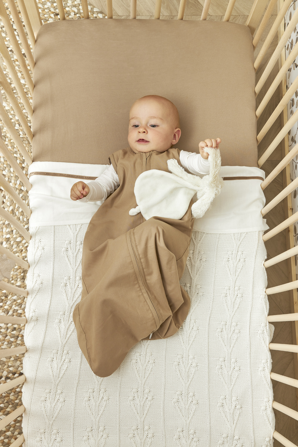 Baby zomerslaapzak Uni - taupe - 90cm - 0.3 TOG
