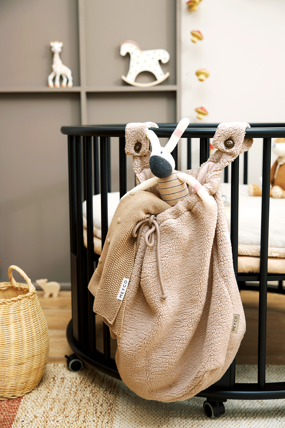 Playpen storage bag Teddy - sand