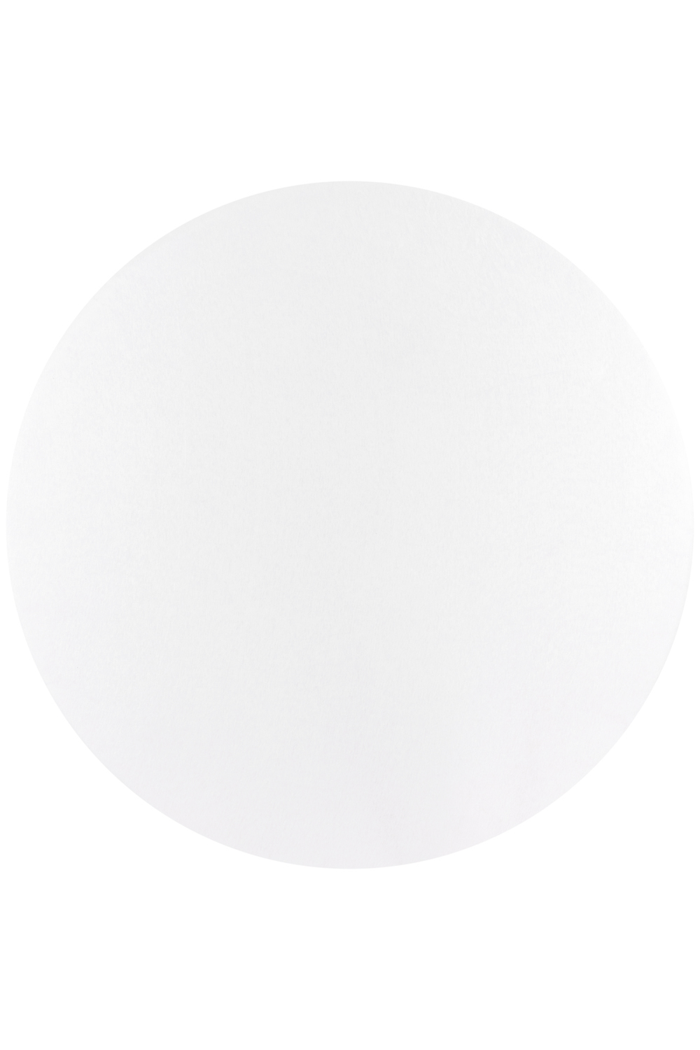 Fitted sheet playpen mattress jersey Uni - white - Round 90/95cm