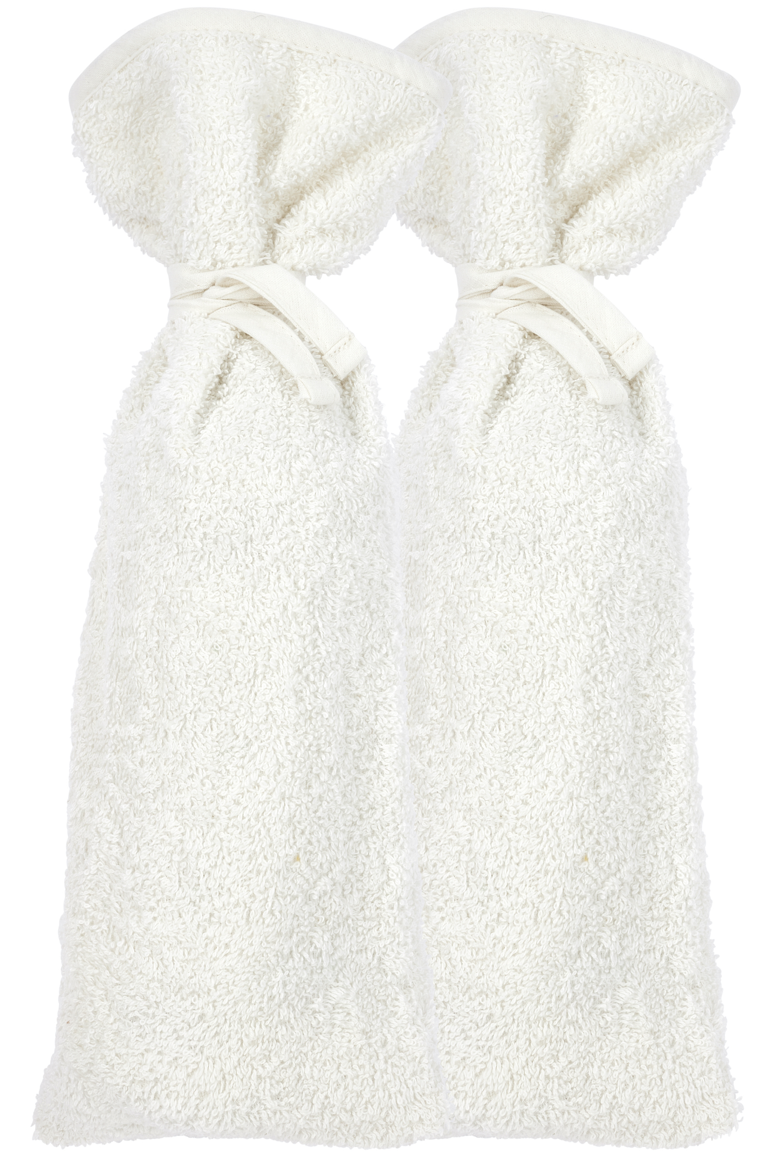 Kruikenzak 2-pack badstof Uni - offwhite