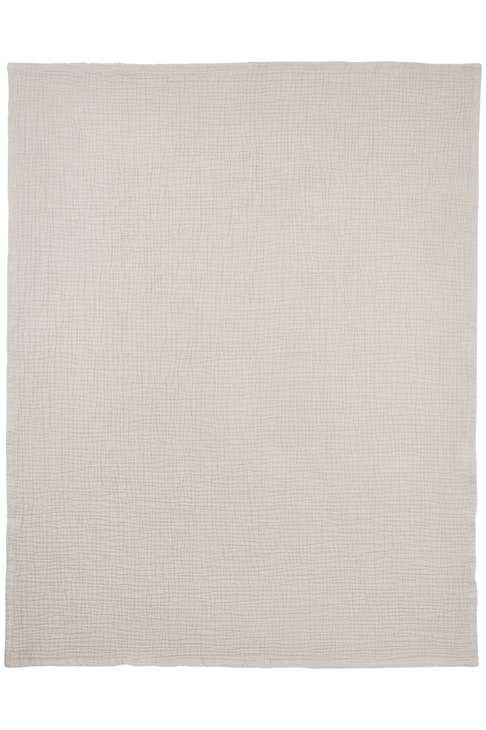 Ledikant laken pre-washed hydrofiel Uni - greige - 100x150cm - 0.3 TOG