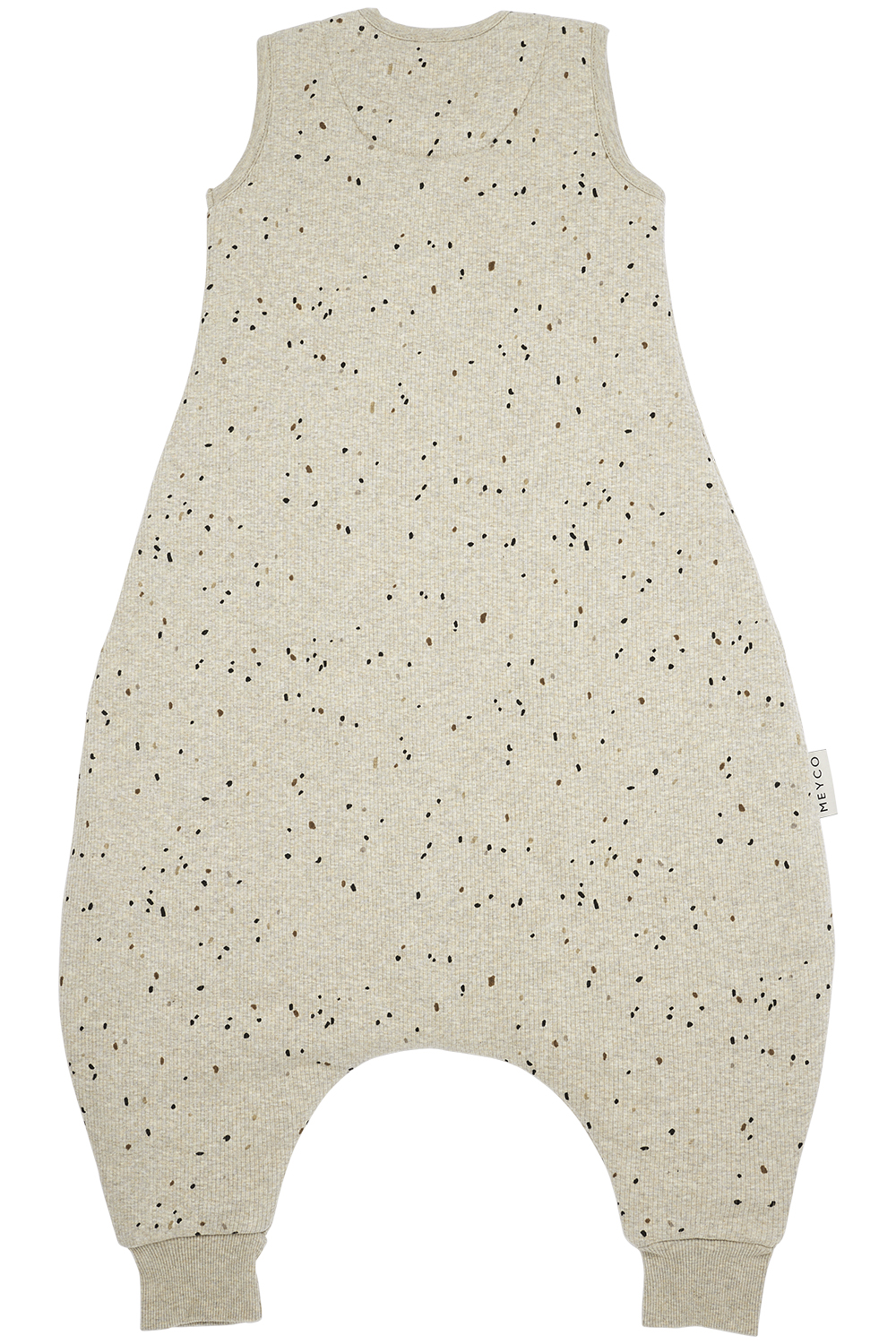 Baby winter slaapoverall jumper Rib Mini Spot - sand melange - 104cm - 2.0 TOG