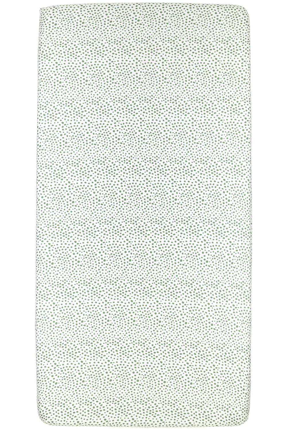 Hoeslaken eenpersoonsbed Cheetah - forest green - 90x200cm