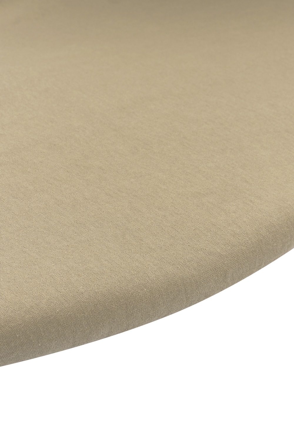 Fitted sheet playpen mattress Uni - taupe - Round 90/95cm