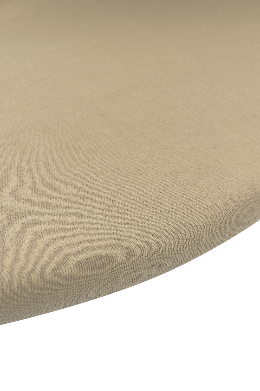 Hoeslaken boxmatras Uni - taupe - Rond 90/95cm