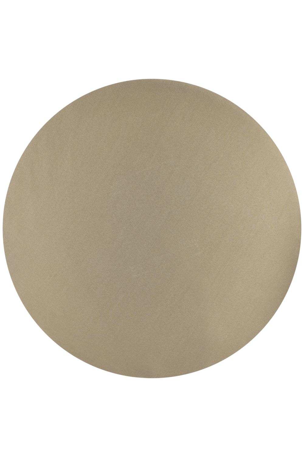 Fitted sheet playpen mattress jersey Uni - taupe - Round 90/95cm