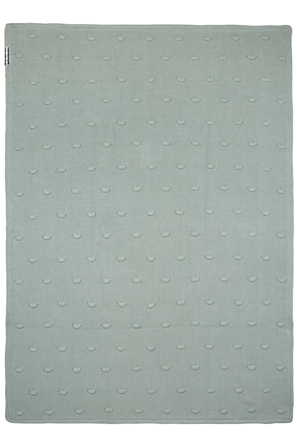 Ledikantdeken Velvet Knots - Stone Green - 100x150cm