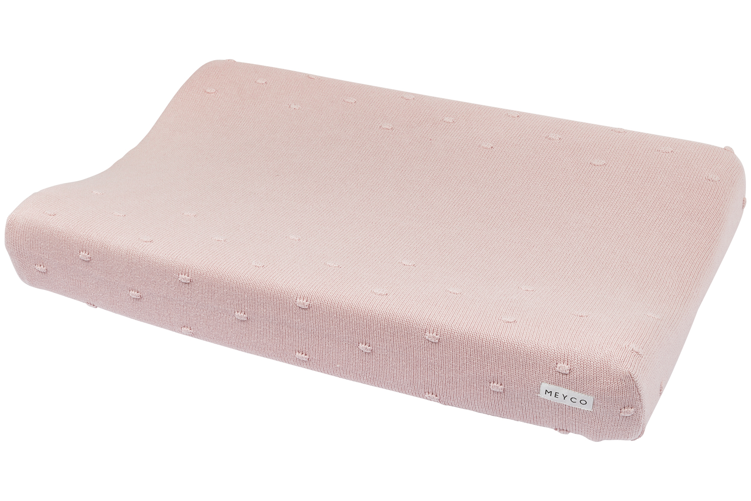 Changing pad cover Mini Knots - Soft Pink - 50x70cm