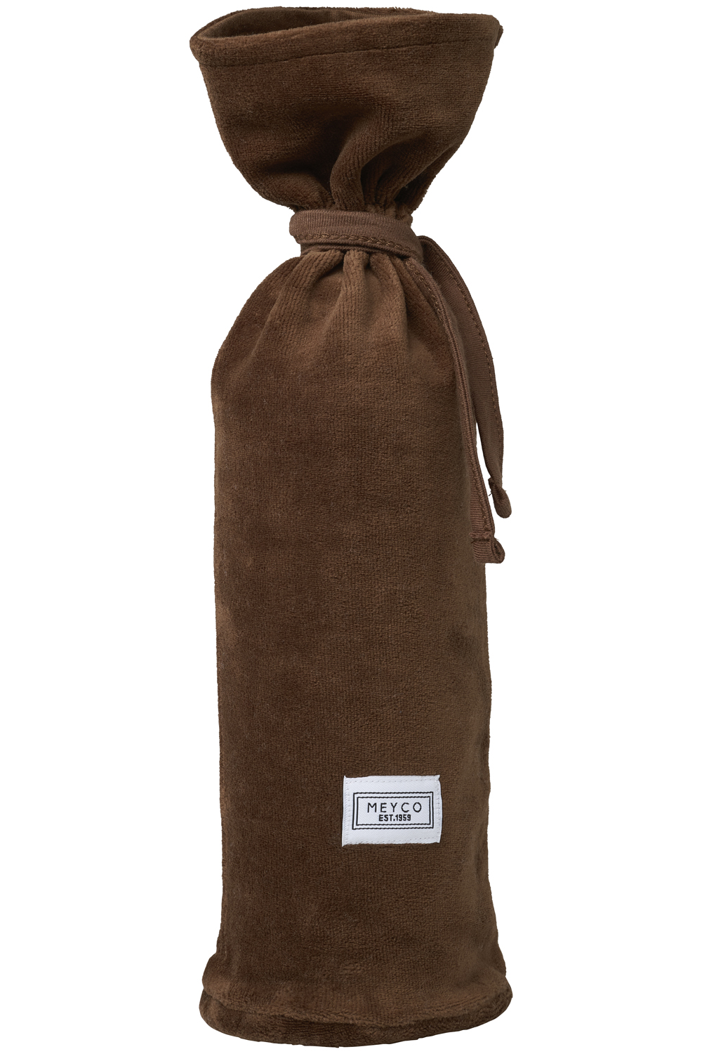 Hot water bottle cover Velvet - chocolate