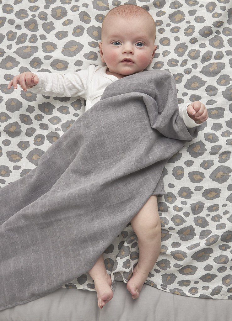 Starter set 9-pack muslin Panther - neutral/grey