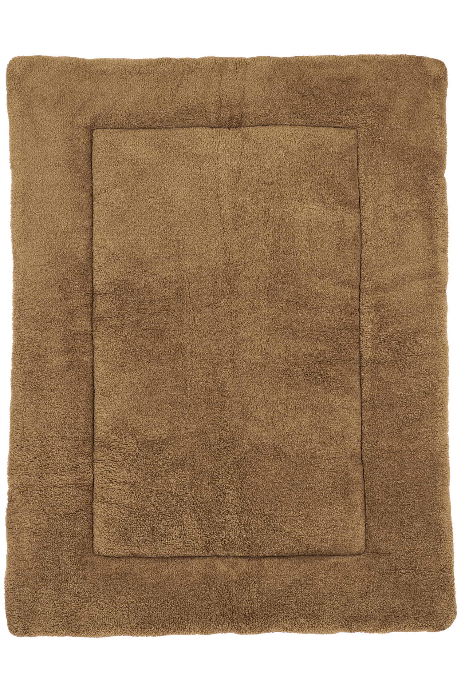 Boxkleed Mini Knots teddy - toffee - 77x97cm