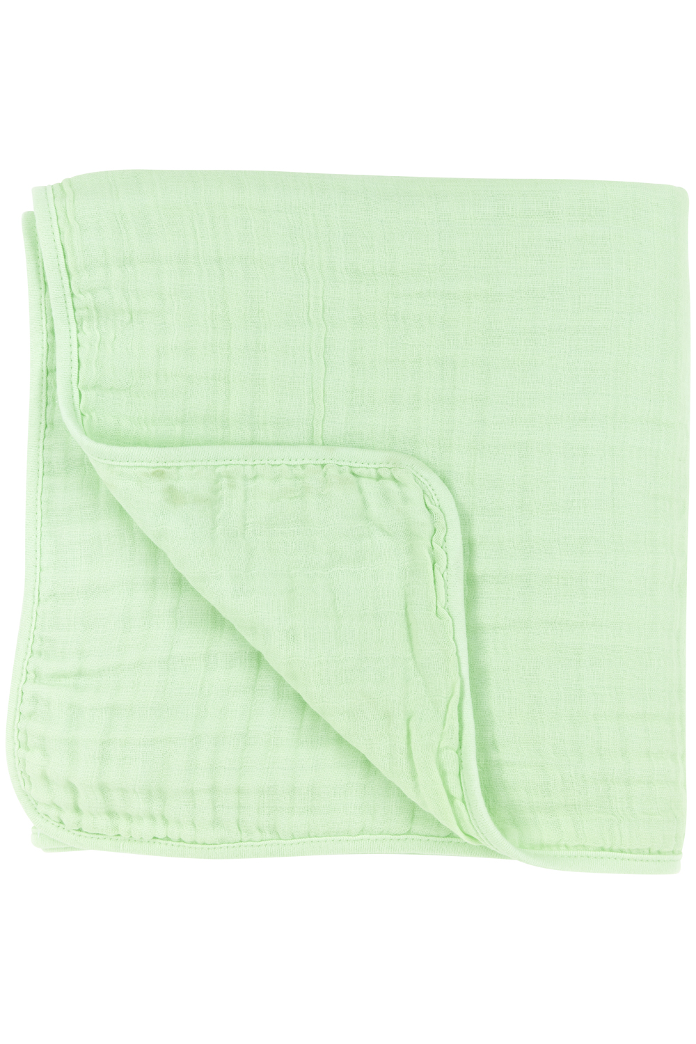 Multidoek pre-washed hydrofiel Uni - soft mint - 120x120cm