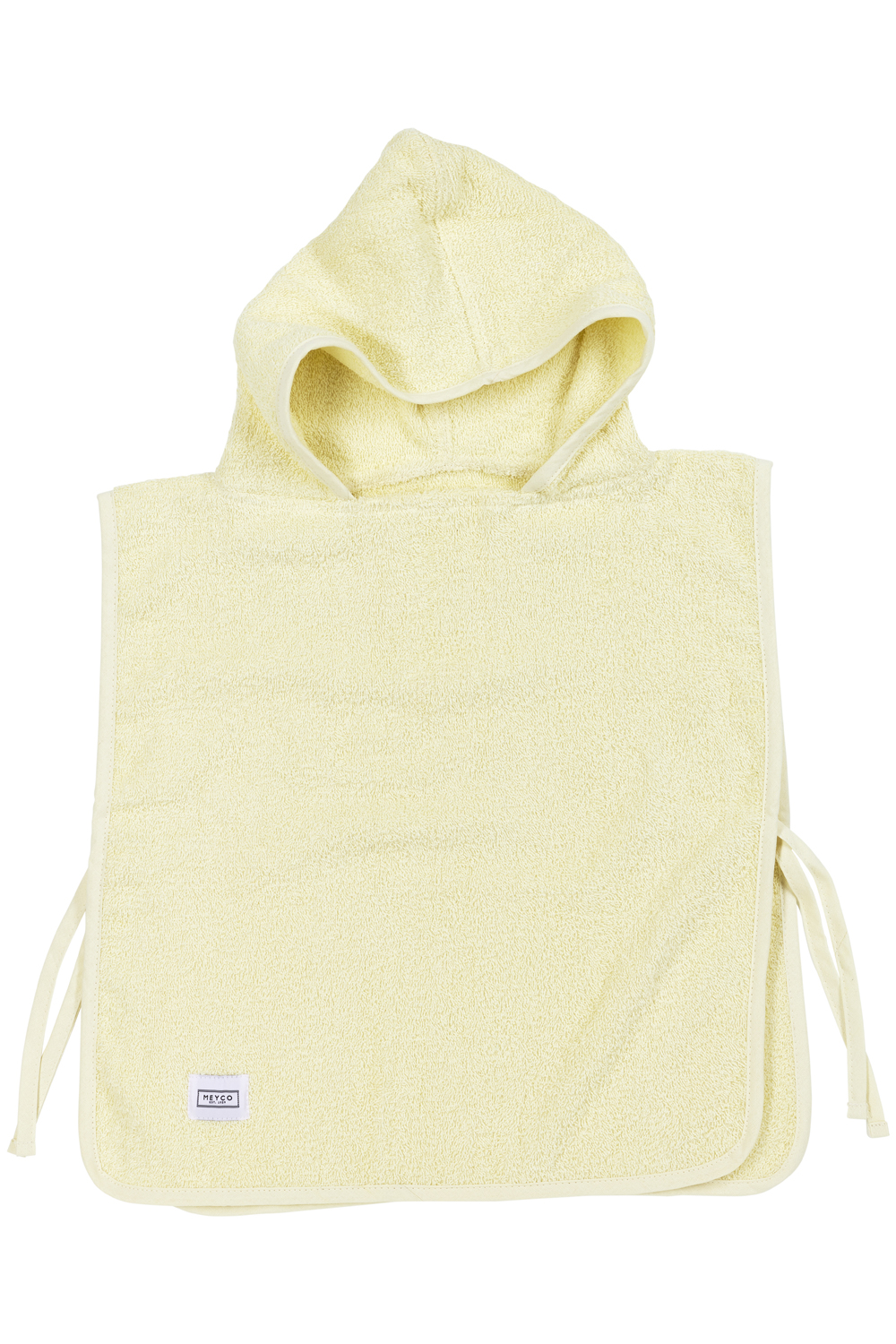Basic Badstof Badponcho - Soft Yellow - 1-3 jaar
